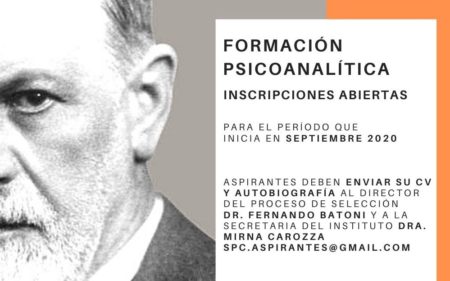 NOTICIAS/ El Instituto de Psicoanálisis da inicio al proceso de admisión para la formación de analistas.