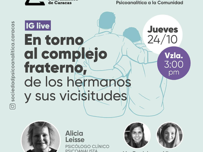 En torno al complejo fraterno, de los hermanos y sus vicisitudes